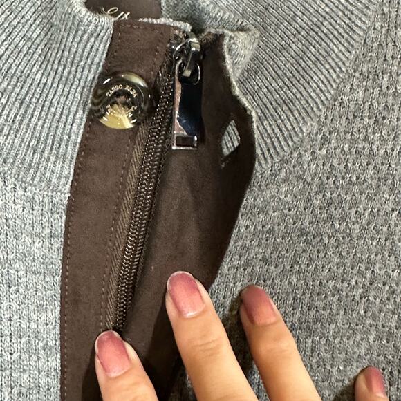 Tasso Elba Gray Long Sleeve Men's Pullover Sweater Sz XXL NWT - Picture 4 of 10